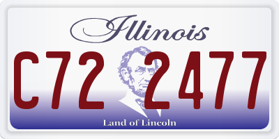 IL license plate C722477