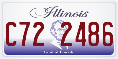 IL license plate C722486