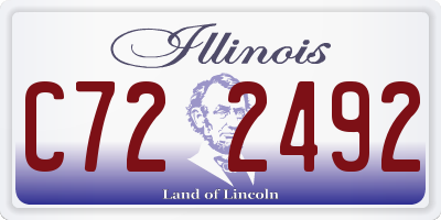 IL license plate C722492