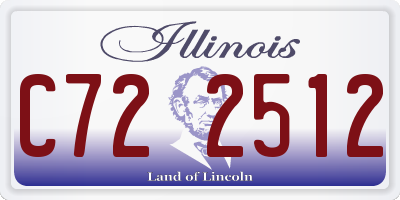 IL license plate C722512