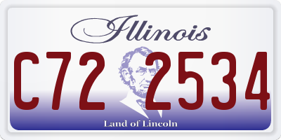 IL license plate C722534