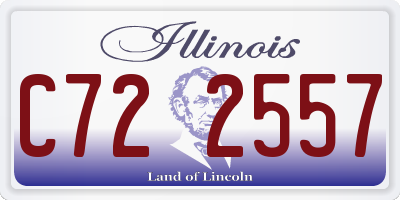IL license plate C722557