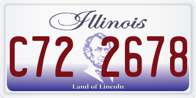 IL license plate C722678