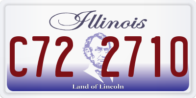 IL license plate C722710