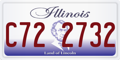 IL license plate C722732