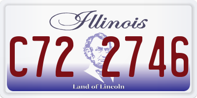 IL license plate C722746