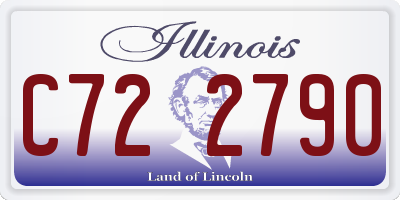 IL license plate C722790