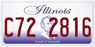 IL license plate C722816
