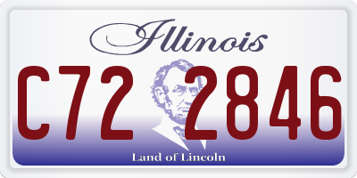 IL license plate C722846