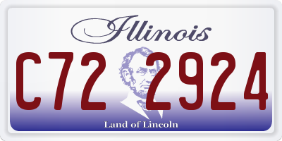IL license plate C722924