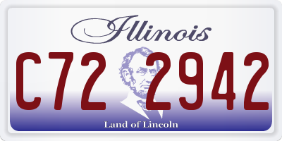 IL license plate C722942