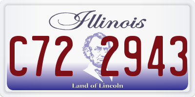 IL license plate C722943