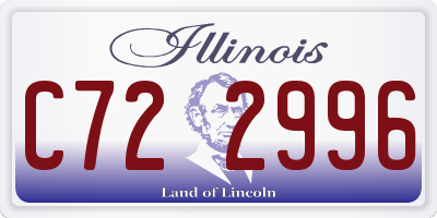 IL license plate C722996