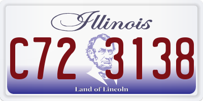 IL license plate C723138