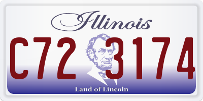 IL license plate C723174
