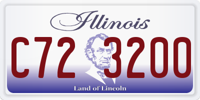 IL license plate C723200