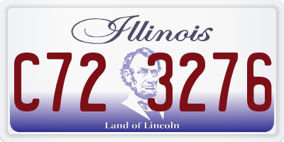 IL license plate C723276