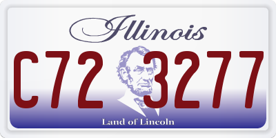 IL license plate C723277