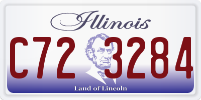 IL license plate C723284