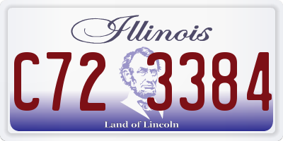 IL license plate C723384