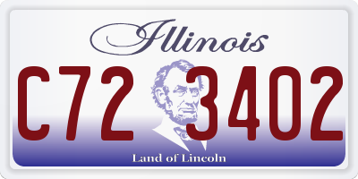 IL license plate C723402