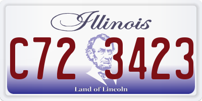 IL license plate C723423