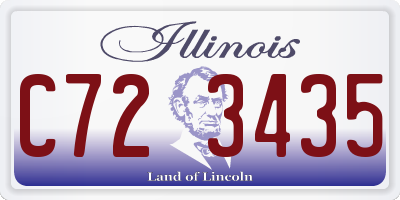 IL license plate C723435