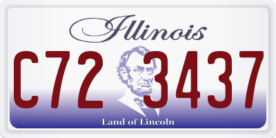 IL license plate C723437