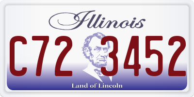 IL license plate C723452