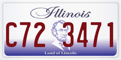 IL license plate C723471