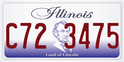 IL license plate C723475