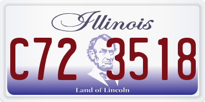 IL license plate C723518