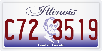 IL license plate C723519