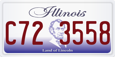 IL license plate C723558