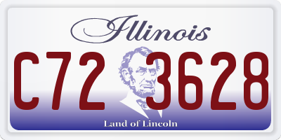 IL license plate C723628