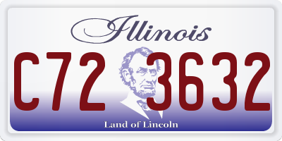 IL license plate C723632