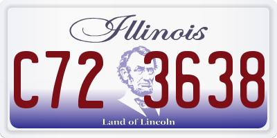 IL license plate C723638