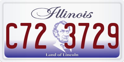 IL license plate C723729