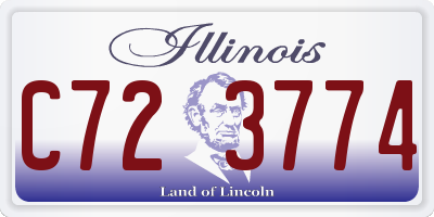 IL license plate C723774
