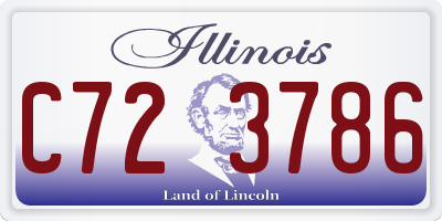 IL license plate C723786