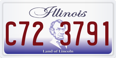 IL license plate C723791