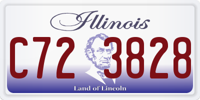 IL license plate C723828
