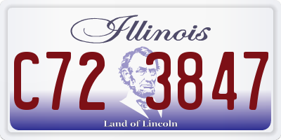 IL license plate C723847