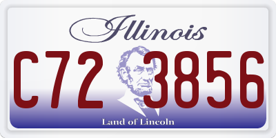 IL license plate C723856