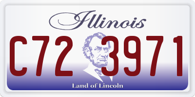 IL license plate C723971