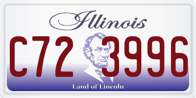 IL license plate C723996