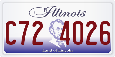 IL license plate C724026