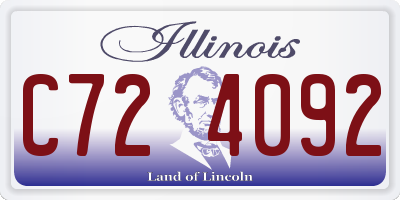 IL license plate C724092