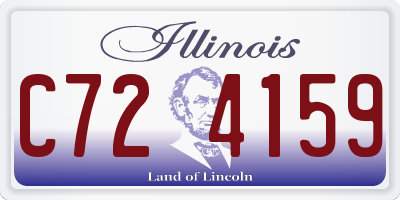 IL license plate C724159