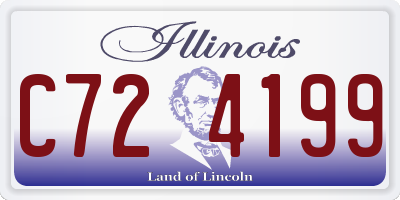 IL license plate C724199